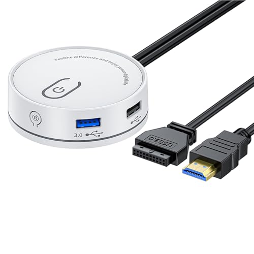 Externe Stromversorgung für Computer mit USB-Erweiterung und 3,5-mm-Audioanschluss, Optinal für Gamer und Profis von Gissroys