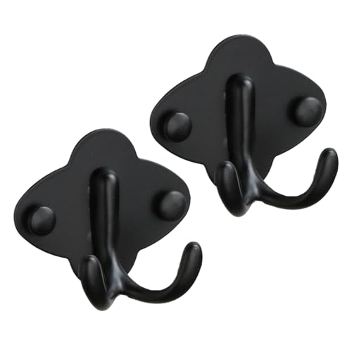Gissroys 2pcs Edelstahl Wandmontage Mantel Hängende Haken Doppelohrbügel Raumeffiziente Lösung Für Die Heimorganisation Küche Badezimmerhaken von Gissroys