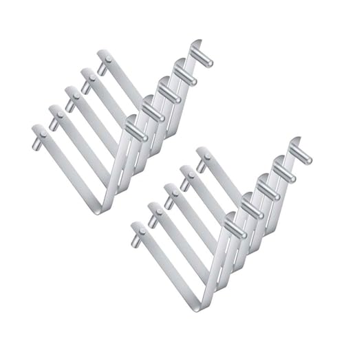 Gissroys 5/10pcs Edelstahl Doppelstift Feder Feder Pool Pool Stangen Schmetterlingsklammern Für Spa Skimmer Netto Vakuumbürsten V Typenverriegelungsclip Für Stange von Gissroys