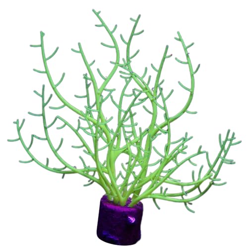 Gissroys Aquarium-Dekoration, Pflanzenornamente, bunte Wasserpflanzen, Aquarien, Landschaftsbau, leuchtet im Dunkeln, künstliche Baum-Optik, Halloween-Dekorationen für Aquarien Gissroys Aquarium-Dekoration, Pflanzenornamente, bunte Wasserpflanzen, Aquarien, Landschaftsbau, leuchtet im Dunkeln, künstliche Baum-Optik, Halloween-Dekorationen für Aquarien von Gissroys