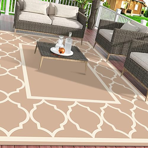Gissroys Außenbereich Teppich Teppich Sonnenfestes Hinterhof Für Campingdeck Garten Garten Balconys Pool Waschbarer Picknicksdecke von Gissroys