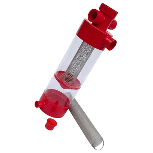 Gissroys Edelstahl Aquariumabfallsammler Effizientes Fisch Fäkalentfernungswerkzeug Für Salzwasser Riff Teich Terrarium Paludarium Zuchttanks Teichabfallentfernung Entfernungstool von Gissroys