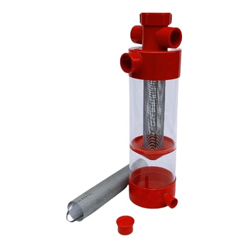 Gissroys Edelstahl Aquariumabfallsammler Effizientes Fisch Fäkalentfernungswerkzeug Für Salzwasser Riff Teich Terrarium Paludarium Zuchttanks Teichabfallentfernung Entfernungstool von Gissroys