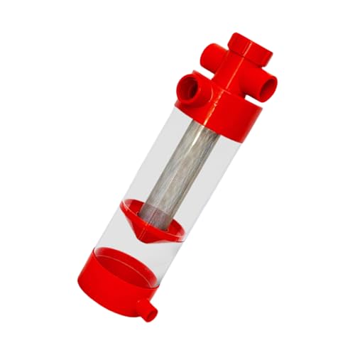 Gissroys Edelstahl Aquariumabfallsammler Effizientes Fisch Fäkalentfernungswerkzeug Für Salzwasser Riff Teich Terrarium Paludarium Zuchttanks Teichabfallentfernung Entfernungstool von Gissroys