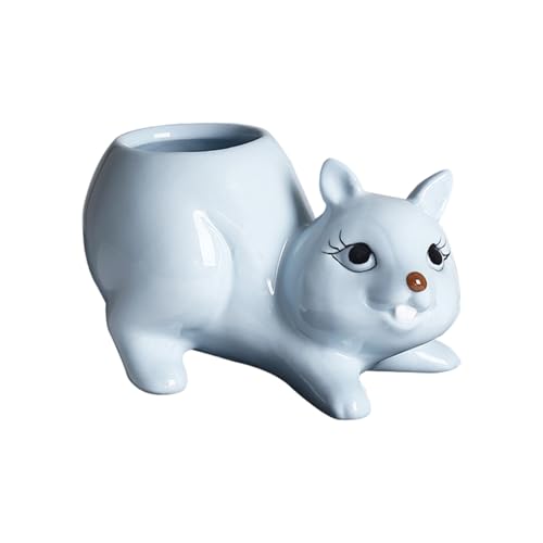 Gissroys Eichhörnchen Pflanzenbehälter Blumenpot Gartenbehälter Keramik Fleischy Pflanzentlebeer Für Home Office Desk Ornament Keramik Pflanzer Gissroys Eichhörnchen Pflanzenbehälter Blumenpot Gartenbehälter Keramik Fleischy Pflanzentlebeer Für Home Office Desk Ornament Keramik Pflanzer von Gissroys