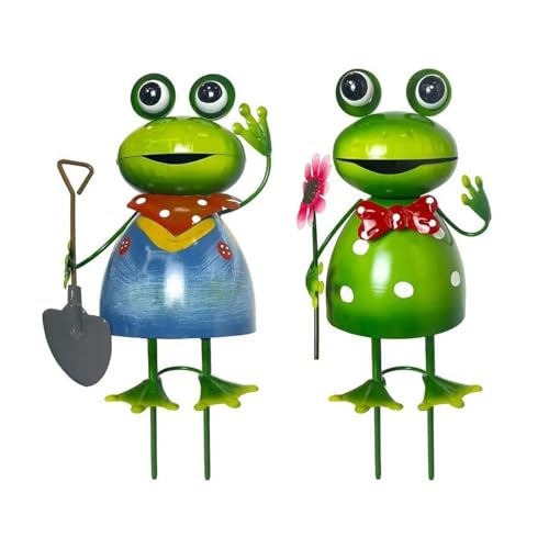 Gissroys Frühlingsfrösche Figuren Für Gärten Freien Rostbrichtte Eisenkunstdekorationen Muttertag Oder Wetterfeste Frösche Dekorationen Den Familienhof von Gissroys