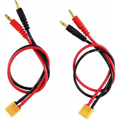 Gissroys Hohe Temperaturen Resistente Silikon XT60 Bis 4 0 Mm Bananenanschlüsse Draht 14AWG 30 cm 2pack Für Schnelle Ladesysteme Hochleistungsauto Hobbys Ladekabel Gissroys Hohe Temperaturen Resistente Silikon XT60 Bis 4 0 Mm Bananenanschlüsse Draht 14AWG 30 cm 2pack Für Schnelle Ladesysteme Hochleistungsauto Hobbys Ladekabel von Gissroys
