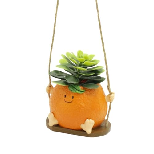 Gissroys Innovative Einzigartige Form des Pflanzerhalters Mit Schwungfunktion Für Heimdekoration Und Gartenbegeisterte Balkon Blumentopf von Gissroys