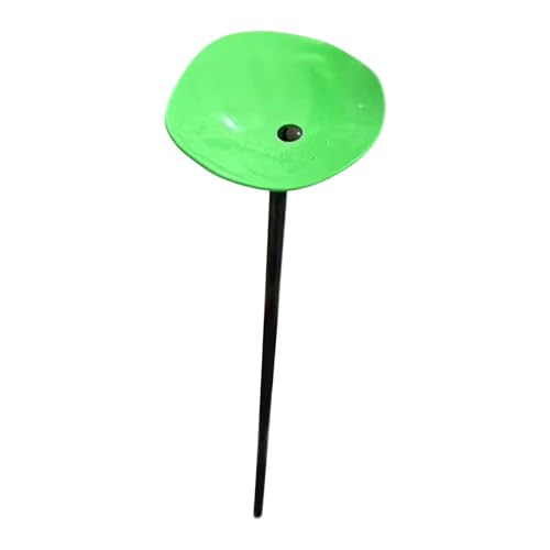 Gissroys Kompakter Bewässerungsbecher für Bestäuber, bunte Metall-Gartenpfähle, leicht zu reinigen, Outdoor-Dekoration für Gartenarbeit, Outdoor, Metall-Bienen-Futterstation mit Blumen von Gissroys