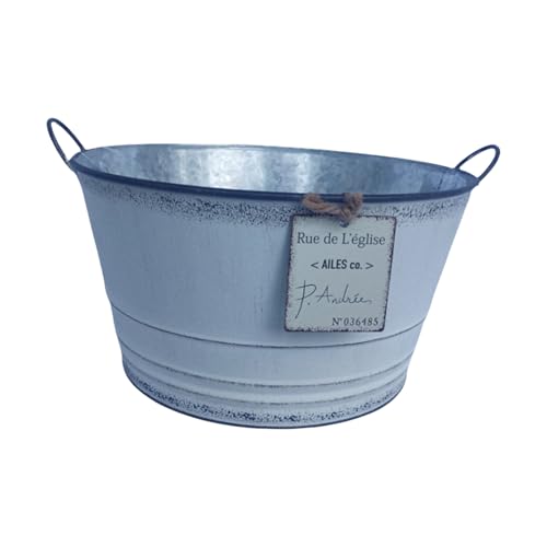 Gissroys Moderne Metall Pflanzer Behälter Blumenständer Mit Zwillingsgriffen Für Außengarten Balkon Deck Arrangement Party Dekoration Patios Pflanzer Mit Griffen Gissroys Moderne Metall Pflanzer Behälter Blumenständer Mit Zwillingsgriffen Für Außengarten Balkon Deck Arrangement Party Dekoration Patios Pflanzer Mit Griffen von Gissroys