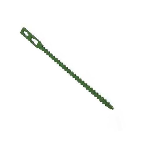 Gissroys Pflanzenbefestigungsbinder Drahtseil mit Verriegelungsmechanismus geeignet für sichere Gartenstrauchformung einfach zu bedienen 50x Gartenkabelbinder für Innen/Außen von Gissroys