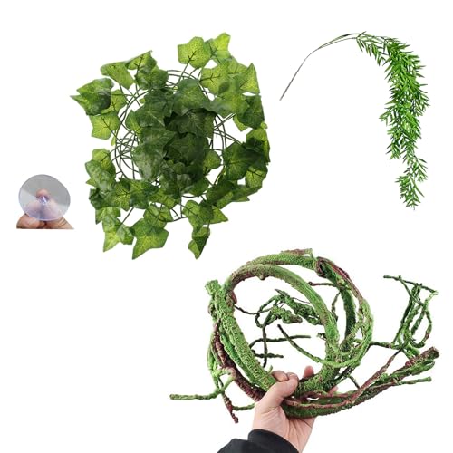 Gissroys Realistische Weinstation Dekoration Für Reptilien Terrarien Natürliche Höhlenlebensraum Dekore Kletterpflanze Hängematte Versteck Höhle Professionelle Reptilien Zuchtzubehör Gissroys Realistische Weinstation Dekoration Für Reptilien Terrarien Natürliche Höhlenlebensraum Dekore Kletterpflanze Hängematte Versteck Höhle Professionelle Reptilien Zuchtzubehör von Gissroys