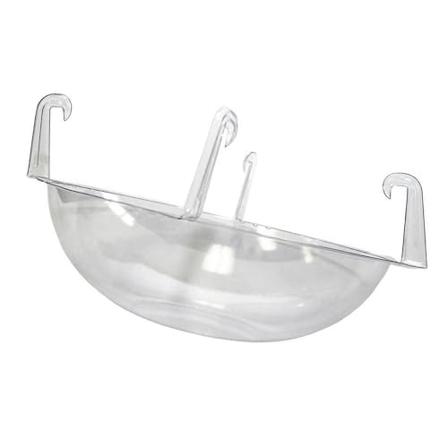 Gissroys Sphärische Hängende Pflanzer Basis Klarer Plastikuntertupfer Rundes Pflanzenbehälter Tablett Für Balkon Büro Garten Klarer Plastikblumentopf Basis von Gissroys