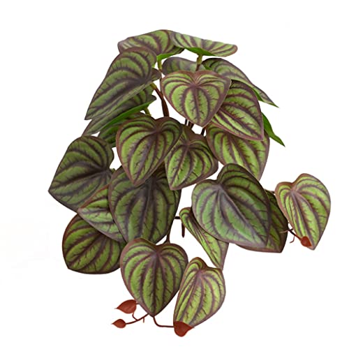 Gissroys Terrarium Kunstpflanze für Amphibien für Tank Pet Habitat Dekorationen Blätter 10 Sty Amphibien Terrarium von Gissroys