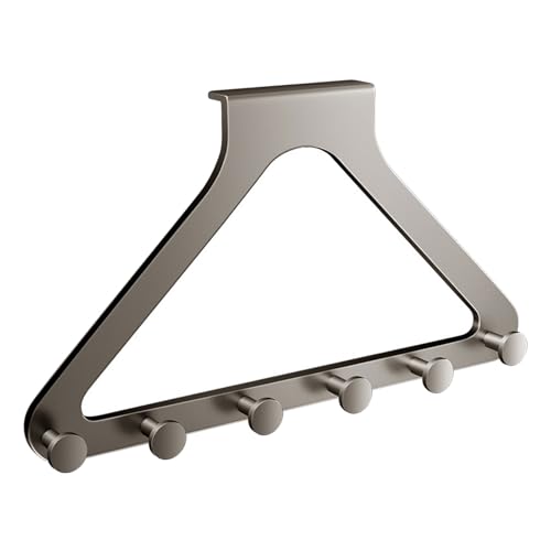 Gissroys Unsichtbarer selbstklebender Wandhaken, stabile Karbonstahl-Kleiderbügel für die Organisation von Badezimmer, Schlafzimmer, Eingang, dekorative selbstklebende Türhänger Gissroys Unsichtbarer selbstklebender Wandhaken, stabile Karbonstahl-Kleiderbügel für die Organisation von Badezimmer, Schlafzimmer, Eingang, dekorative selbstklebende Türhänger von Gissroys