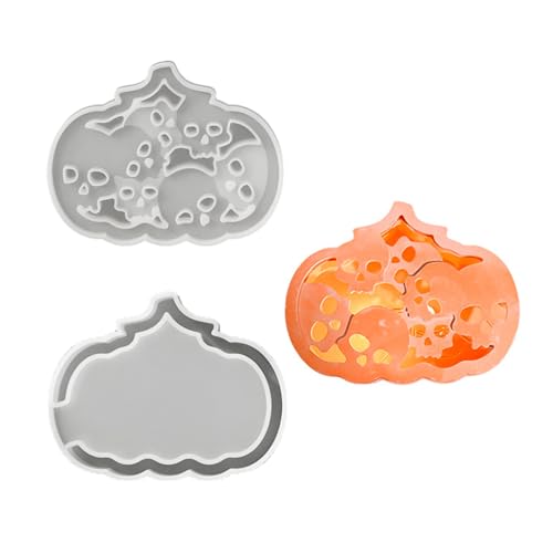 Halloween-Silikonform für ausgehöhlte Kürbis-LEDs, leuchtendes Basteln, detaillierte Textur, einfaches Herauslösen für Dekorationen, Mottopartys, Silikon-Dekorationsform Halloween-Silikonform für ausgehöhlte Kürbis-LEDs, leuchtendes Basteln, detaillierte Textur, einfaches Herauslösen für Dekorationen, Mottopartys, Silikon-Dekorationsform von Gissroys