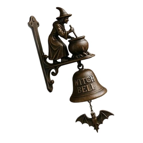 Hexenmotiven Eingangstür Mit Handgefertigten Wand Mit Metallglocken Und Antiker Haken Für Mystische Heimdekoration Wetterfestes Hexenentür Dekoration Hexenmotiven Eingangstür Mit Handgefertigten Wand Mit Metallglocken Und Antiker Haken Für Mystische Heimdekoration Wetterfestes Hexenentür Dekoration von Gissroys