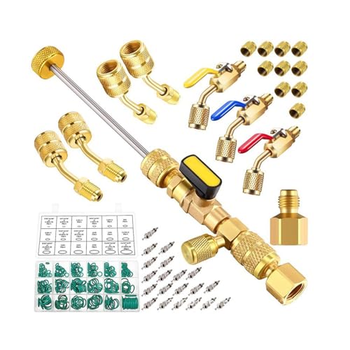 Kleine Kugelventile Kernextraktor Set Enthält Messingadapter Versiegelung Unterlegscheiben Für R410A R22 32 Kältemittel Anschlüsse Verwenden Sie Keine Kältemittel Core Grabbers Tool Frei Kleine Kugelventile Kernextraktor Set Enthält Messingadapter Versiegelung Unterlegscheiben Für R410A R22 32 Kältemittel Anschlüsse Verwenden Sie Keine Kältemittel Core Grabbers Tool Frei von Gissroys