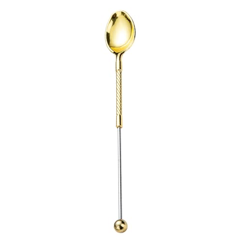 Langgriff Metalllöffel Perlendekoration Geeignet Für Eiscreme Mischung Dessert Servieren Haus Verwenden Sie Rühre Löffel Long Langgriff Metalllöffel Perlendekoration Geeignet Für Eiscreme Mischung Dessert Servieren Haus Verwenden Sie Rühre Löffel Long von Gissroys