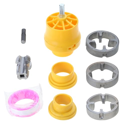 Mehrzweck-Rohrgewinde-Kits, kompatibel mit elektrischen Bohrmaschinen, PVC-Rohrgewindehersteller, Werkzeug für den privaten oder professionellen Gebrauch, elektrisches Bohrer-Einfädelwerkzeug Mehrzweck-Rohrgewinde-Kits, kompatibel mit elektrischen Bohrmaschinen, PVC-Rohrgewindehersteller, Werkzeug für den privaten oder professionellen Gebrauch, elektrisches Bohrer-Einfädelwerkzeug von Gissroys