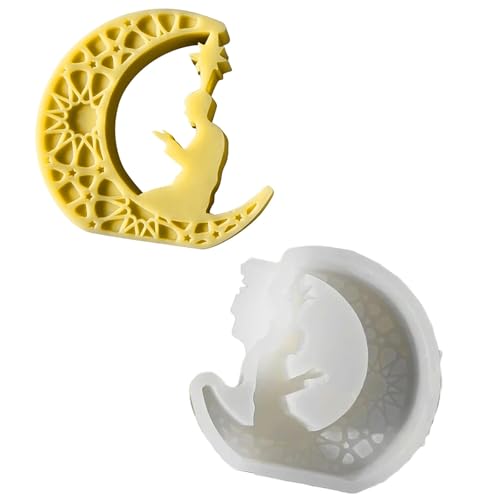 Moon Siliconform Epoxidharz Formen Eid Themen Kerze Perfekt Zum Herstellen Von Schmuck Und Heimdekors Projekte Handgefertigte Seife Moon Siliconform Epoxidharz Formen Eid Themen Kerze Perfekt Zum Herstellen Von Schmuck Und Heimdekors Projekte Handgefertigte Seife von Gissroys