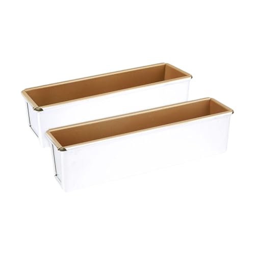 Packung Mit 2 Rechteckigen Brotbackformen Mit Nicht Schicht Schicht Aluminiumlegierungs Laibpfannen Für Kuchen Und Gebäck Rechteckige Brotbackpfanne Packung Mit 2 Rechteckigen Brotbackformen Mit Nicht Schicht Schicht Aluminiumlegierungs Laibpfannen Für Kuchen Und Gebäck Rechteckige Brotbackpfanne von Gissroys