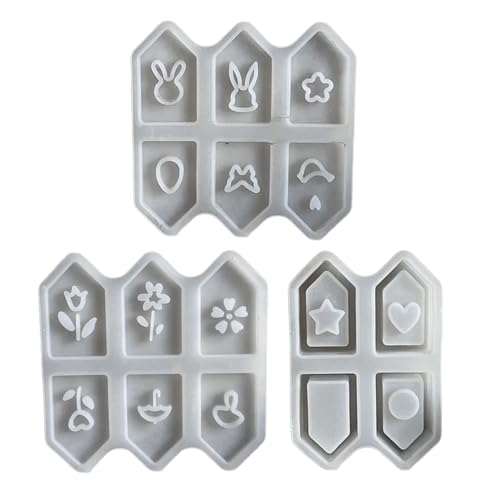 Packung Mit 3 Tragbaren Silikonformen Für Hausformen Die Für Hausbäcker Und Professionelle Konditorköche Künstlerische Kuchenform Geeignet Sind von Gissroys