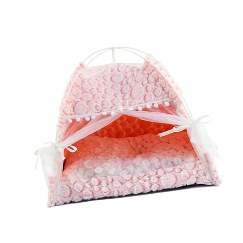 Schönes Plushie Haustier Tipi Zelt Für Kätzchen Hunde Leichtgewichtete Und Abnehmbare Kätzchenbett Mit Waschbarem Bett Bequemes Haustierhaus von Gissroys