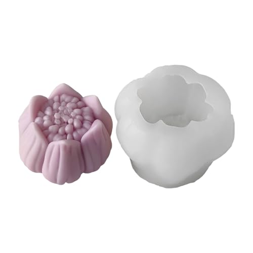 Silikonform mit Blumenduft, stabile Silikon-Form zum Basteln, Pfingstrosenform und mehr Heimwerkstattbedarf von Gissroys