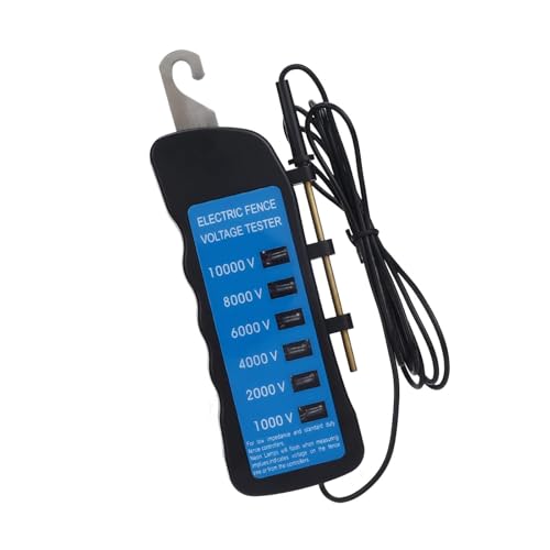 Starker 10000 V Elektrischer Zaun Elektrischer Meter Wasserdichtes Tester 6 Leichtmultipurpose Werkzeug Für Landwirtschaftliche Anwendungen Hochleistungs Digitalzaunanalysatoren von Gissroys