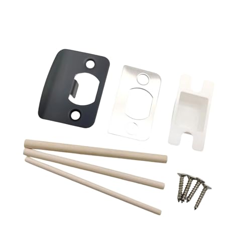 Universals Residential Security Strikers Standard Türschläge Platten Türschloss Riegel Rastorer Spacer Easy Installion Edelstahl Stahlschläge Platte von Gissroys