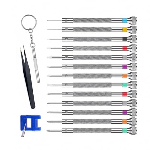 Vielseitiger Schraubendreher Set Für Schmuck Und Uhrenreparaturen Einschließlich Magnet Werkzeug Und Pinzette Legierstahlstahlschraubendreher Vielseitiger Schraubendreher Set Für Schmuck Und Uhrenreparaturen Einschließlich Magnet Werkzeug Und Pinzette Legierstahlstahlschraubendreher von Gissroys