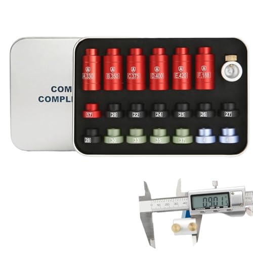 Bullet Comparator Kit, Headspace Gauge For Reloading, Reloading Headspace Comparator, Headspace Gauge Comparator Kit, Precision Reloading Tools, Reloading Equipment Kit, Ammunition Headspace Gauge Bullet Comparator Kit, Headspace Gauge For Reloading, Reloading Headspace Comparator, Headspace Gauge Comparator Kit, Precision Reloading Tools, Reloading Equipment Kit, Ammunition Headspace Gauge von Gitekain
