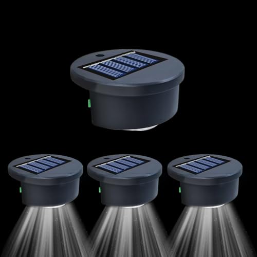 Poolside Solar Light Waterproof, Bright LED Lighting Set, Solar Powered Outdoor Fixture for Patio Railing Fountains Landscaping Yard Deck Backyard Porch Tree, 6.5x2.7cm von Gitekain