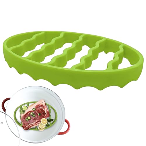 Silicone Roasting Rack, Heat-Resistant Air Fryer and Pressure Cooker Baking Tray, 6.81x7.91x1.34 inches Non Stick Elevated Cooking Stand, Practical Kitchen Accessory for Roasting von Gitekain