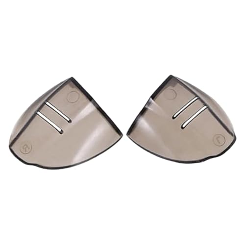 Gitohoni 2 Stück Brillenseitenabdeckungen Seitenschutz Spritzschutz Schutzabdeckungen Windschutz Bieten Zuverlässigen Schutz vor Fliegenden Partikeln für, Durchscheinendes Schwarz von Gitohoni