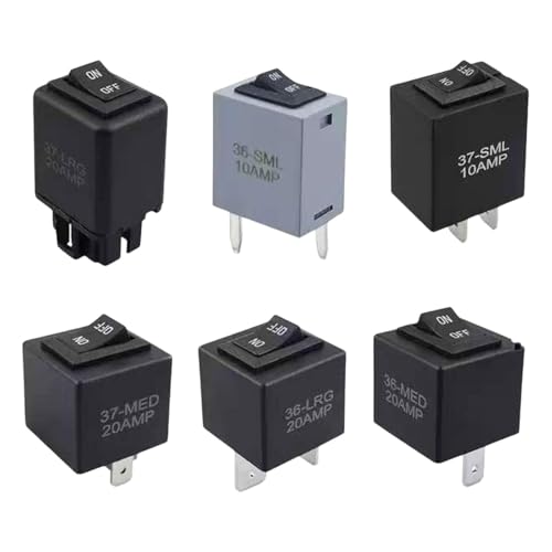 Gitohoni 6Pcs Relais Schalter Kit Liefert Einfache Installation Tragbare Auto Tester von Gitohoni