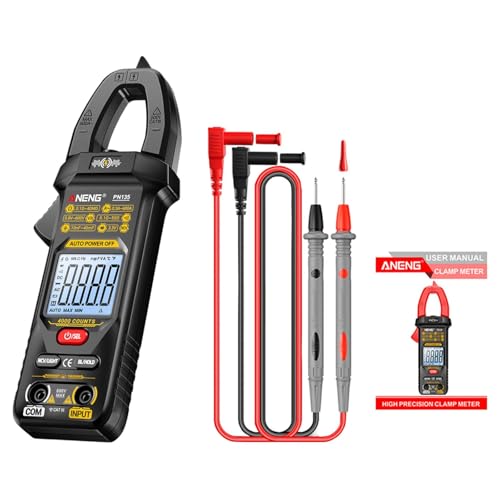 Gitohoni Digitales Multimeter Spannungstester Strommesszange Diodenprüfer Temperaturmessgerät Als Tragbares Messwerkzeug mit Automatischer Abschaltung für KFZ, Schwarz Gitohoni Digitales Multimeter Spannungstester Strommesszange Diodenprüfer Temperaturmessgerät Als Tragbares Messwerkzeug mit Automatischer Abschaltung für KFZ, Schwarz von Gitohoni