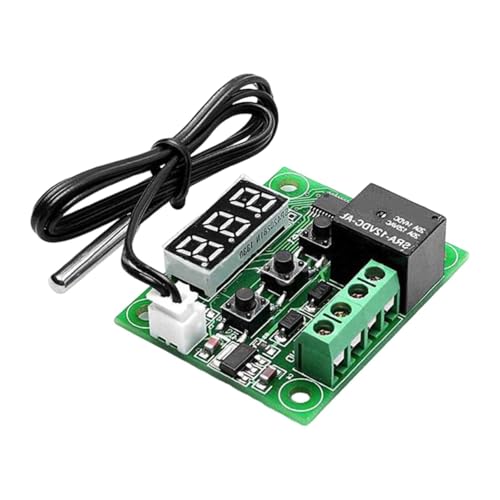Gitohoni Display Digitales Thermostatmodul Elektronischer Temperaturschalter Ersetzen Sie wasserdichtes NTC Robuste Leiterplatte zu installieren, 12v Rotes Licht Gitohoni Display Digitales Thermostatmodul Elektronischer Temperaturschalter Ersetzen Sie wasserdichtes NTC Robuste Leiterplatte zu installieren, 12v Rotes Licht von Gitohoni