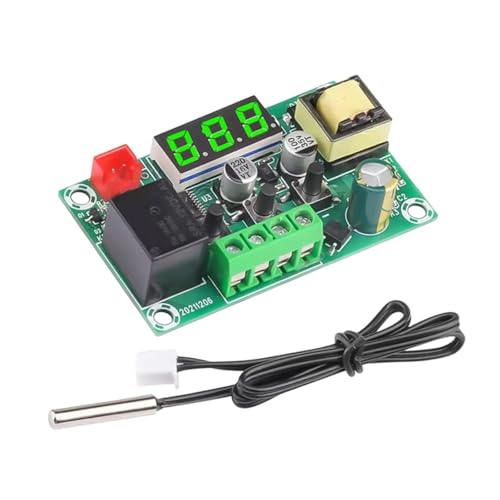 Gitohoni Elektronischer Temperaturreglerschalter Digitale Temperaturreglerplatine DC220V 10A Micro Professionelle wasserdichte NTC von Gitohoni