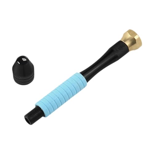 Gitohoni Handbohrer mit Stiftschraubstock für Mikroarbeiten, Spannbereich 0,3–3,4 Mm, Blaue Gummimanschette von Gitohoni