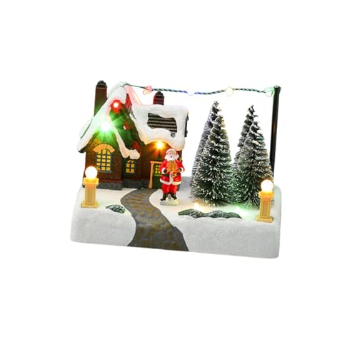 Gitohoni Haus Musik Musikszenenhaus Beleuchtetes LED Schneedorf Resin Weihnachtsdeko für Paare Wohnzimmer Feiertagsfeier, Weihnachtsmann Gitohoni Haus Musik Musikszenenhaus Beleuchtetes LED Schneedorf Resin Weihnachtsdeko für Paare Wohnzimmer Feiertagsfeier, Weihnachtsmann von Gitohoni