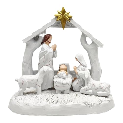 Gitohoni Krippenfigur Jesuskind, Krippenszene Fürs Wohnzimmer von Gitohoni