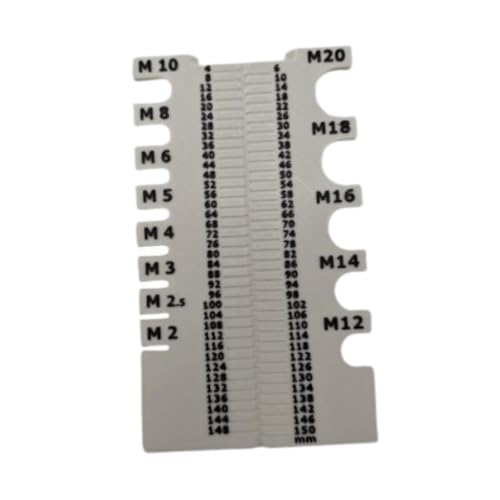 Gitohoni Schraube Messwerkzeug Schraube Gauge Auto Überprüfung Größe Mechanische Ingenieure DIY Gitohoni Schraube Messwerkzeug Schraube Gauge Auto Überprüfung Größe Mechanische Ingenieure DIY von Gitohoni