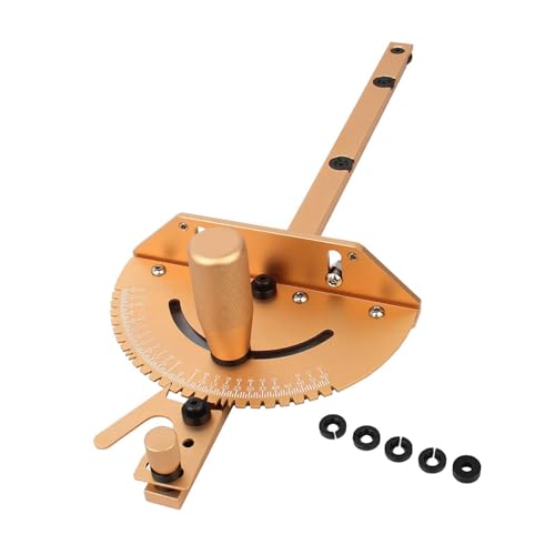 Gitohoni Universal Tischkreissäge Gehrungslehre Robuste Aluminiumlegierung 60° Winkel Einstellbar von Gitohoni