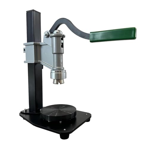 Gitohoni Vial Crimper Manuelles Kappenwerkzeug für Fläschchen Handgeführte Verschließmaschine Flip Top Kappenverschließer Aus Metall Ergonomischer Flaschencri, 13 Mm von Gitohoni