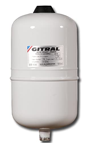 Ausdehnungsgefäß – hat Membran – Festanschluss – 8 Liter – hydrochaud – Muffe 3/4 – Ausgleichsbehälter HY8 Ausdehnungsgefäß – hat Membran – Festanschluss – 8 Liter – hydrochaud – Muffe 3/4 – Ausgleichsbehälter HY8 von Gitral