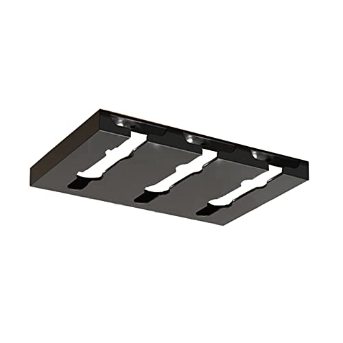 Gittcoll Weingläserregal Edelstahl Unterschrank Stielgläser Hängehalter Ohne Bohren Metall Weingläser Kelche Trocknen Organizer Aufbewahrung für Schrank Küche Bar (3 Steckplätze) von Gittcoll