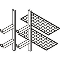 Gitterrost-Regal für Gefahrstoff-Depot, ganze Breite von Jungheinrich PROFISHOP
