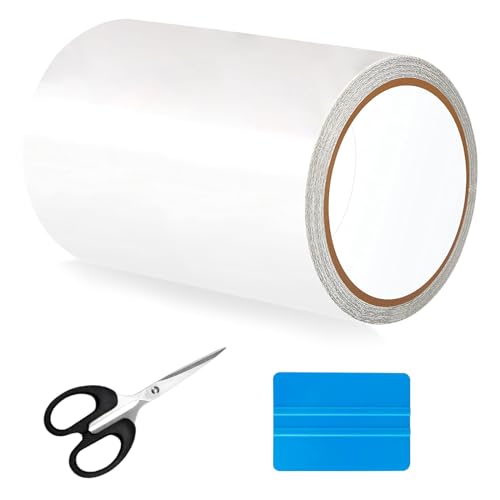 Giugio Pool Reparaturset Unterwasser, 10cm x150cm Pool Flickzeug Selbstklebend Set, Ideales Abdichtband für Pools & Outdoor, PVC Planen Reparaturband, Nasser Fläche und unter Wasser verwendbar (Weiß) von Giugio